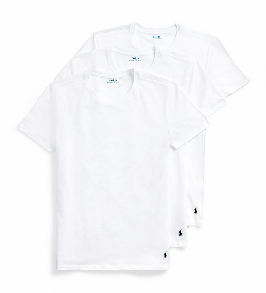 Conjunto de 3 camisetas regatas Ralph Lauren, brancas