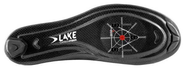 Chaussures route Lake CX242 Blanc/Noir Large