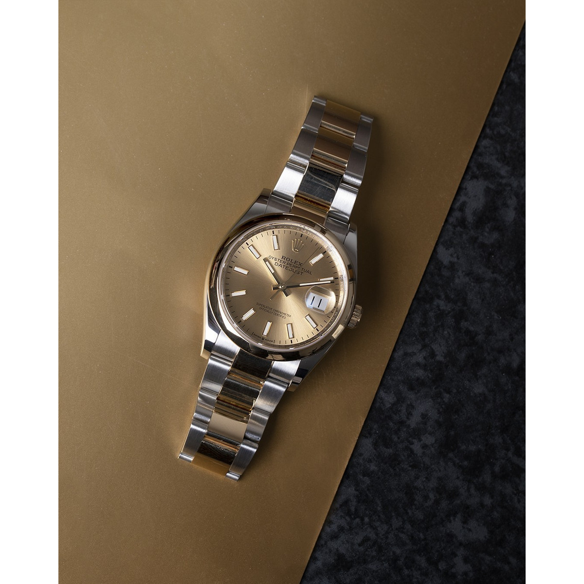 Montre d'occasion Rolex DateJust mixte automatique or jaune et acier