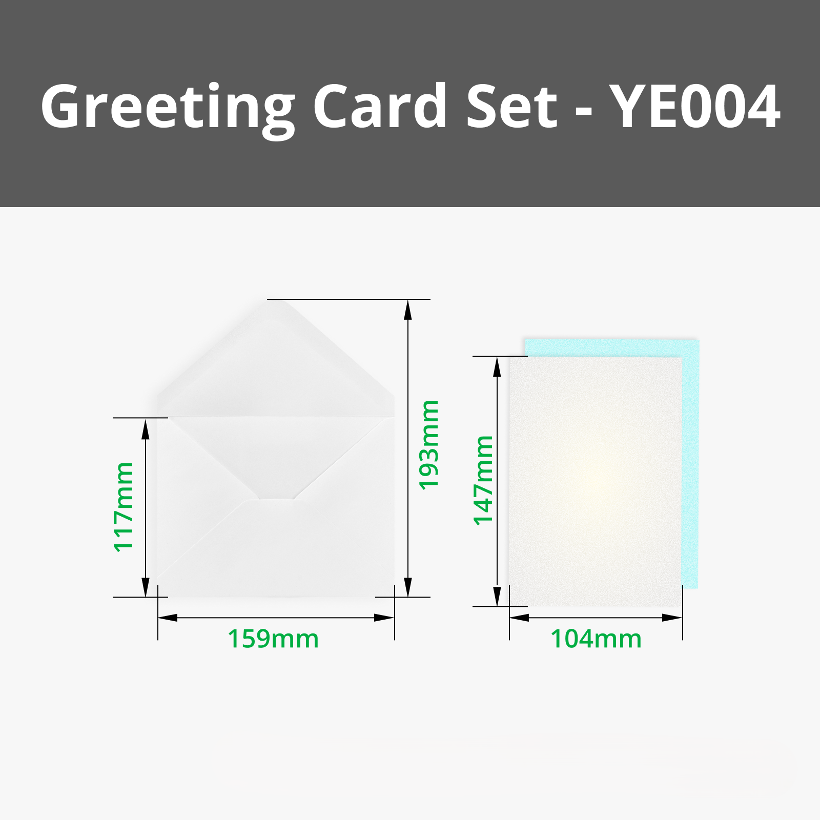 Bambu Lab  Pearlescent White Greeting Card Set    Perlweiße Grußkarten zum Selbergestalten