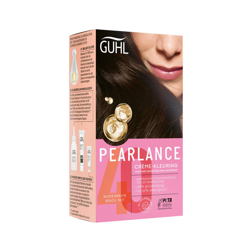Pearlance Intensieve Crème haarkleuring -N40 Middenbruin Brazil Nut