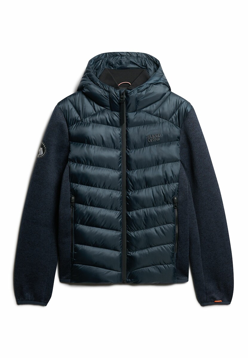SUPERDRY<br>Cardigã com capuz, 2 tecidos