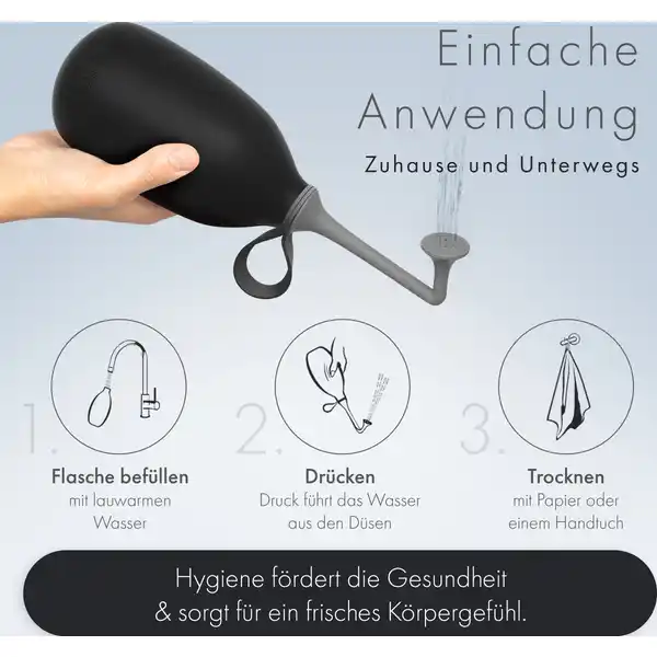 Po-Dusche Intim-Dusche COAL
