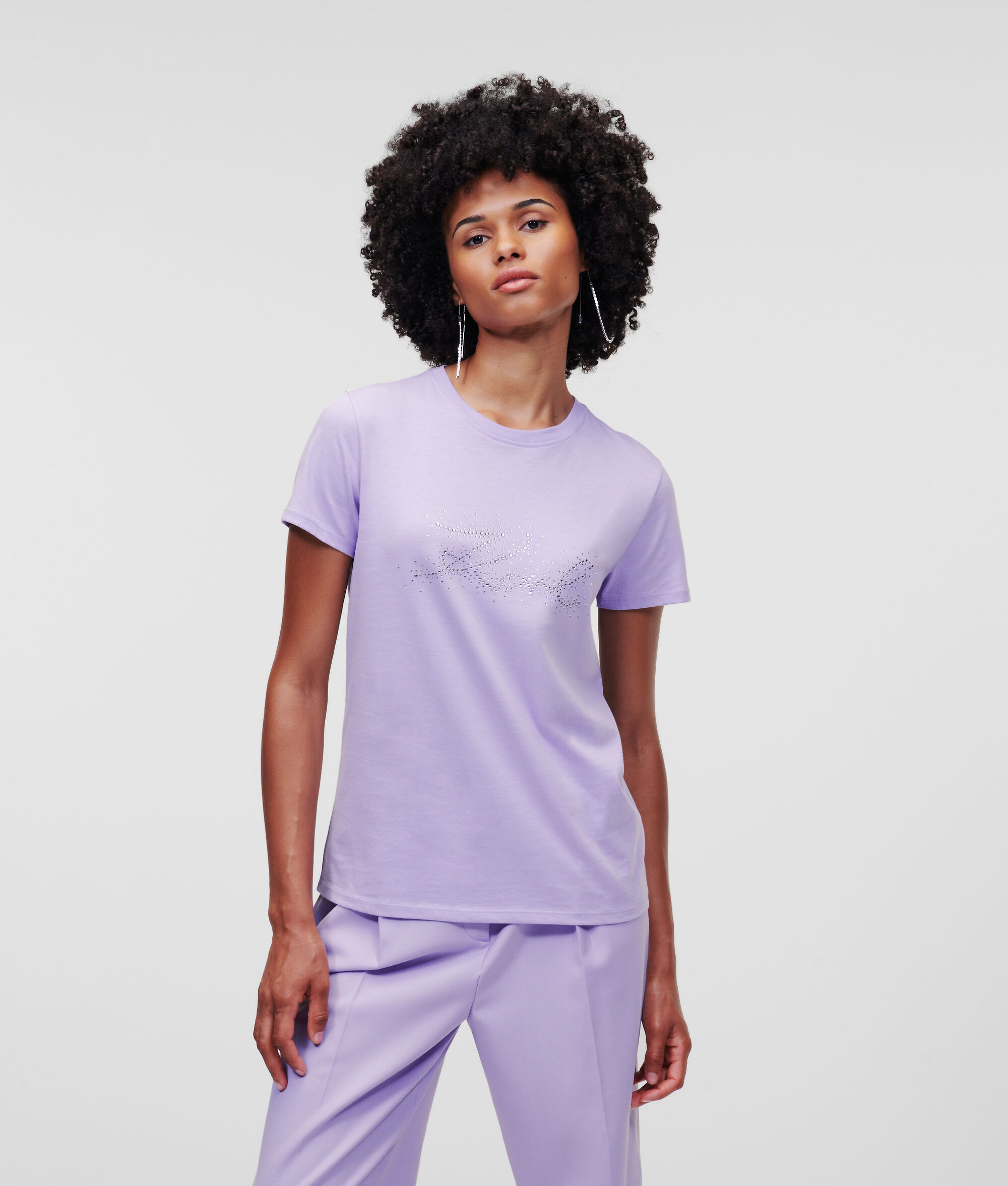 T-SHIRT SIGNATURE EN STRASS