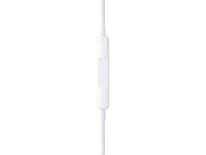 Apple In-Ear-Kopfhörer EarPods Lightning Connector Weiss In-Ear-Kopfhörer mit integrierter Fernbedienung und Mikrofon