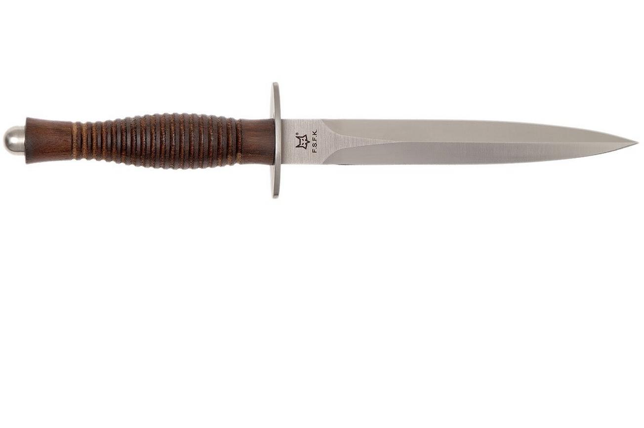 Fox Fairbairn Sykes FX-593 Wallnut Handle, Hill Knives design