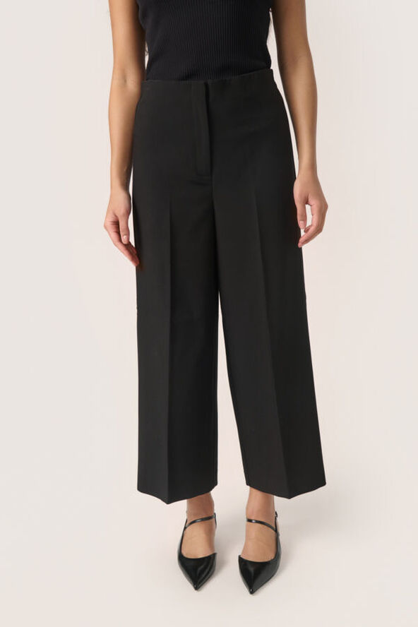 Soaked in Luxury SLCorinne Wide Pants Black