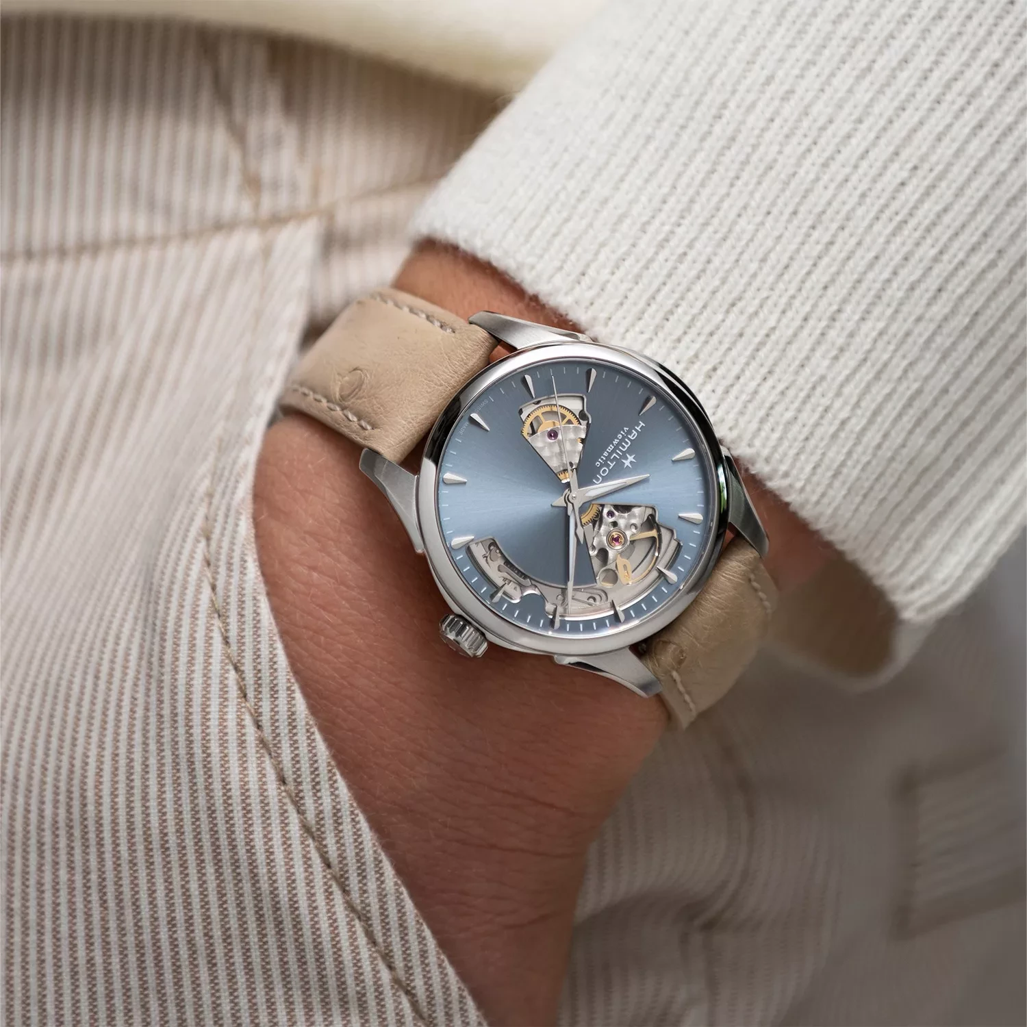 Hamilton Jazzmaster Open Heart Lady Auto H32215840