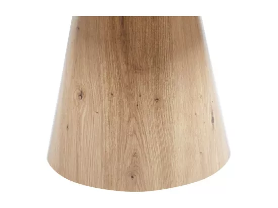 Table basse ronde collection TIGNES – Décor effet pin – D80 x H47 cm