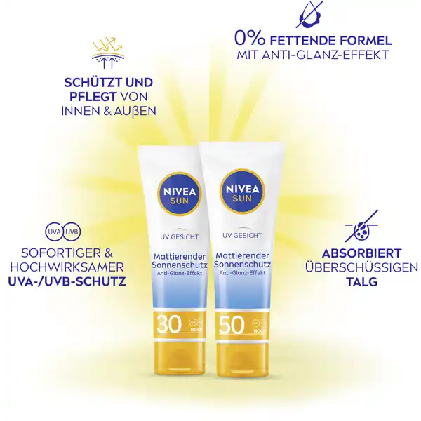 Mattierender Gesichtsschutz LSF 30