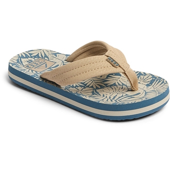 Reef Kids Ahi  Sandalen Blue / Tan Palm Kinder