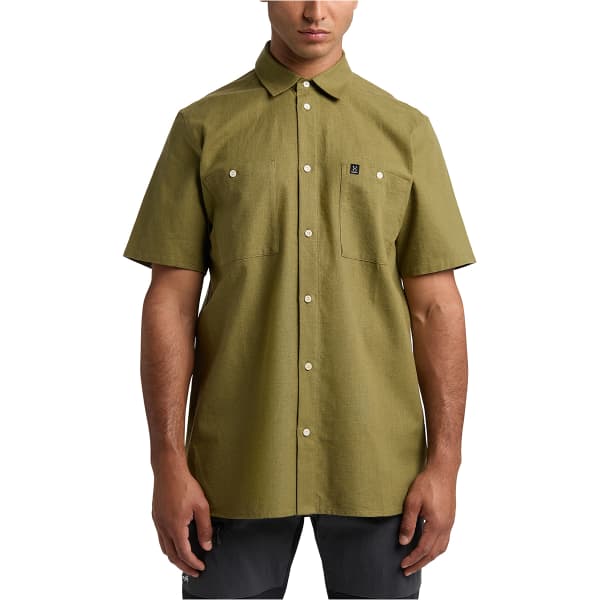 Chemise randonnée HAGLÖFS HAGLOFS CURIOUS HEMP SS SHIRT OLIVE GREEN