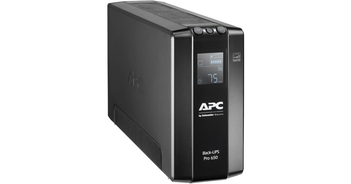 APCBack-UPS Pro 650VA, AVR, LCD ups  (Zwart, 5x C13, BR650MI)