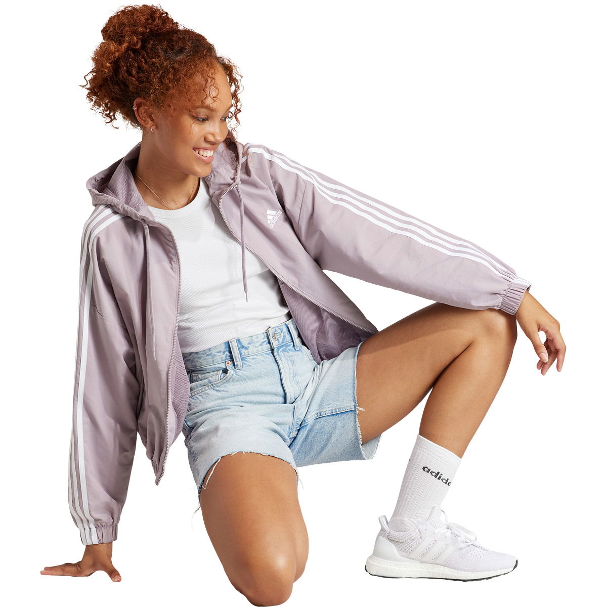 adidas 3-Stripes Woven Windbreaker Jakke Dame