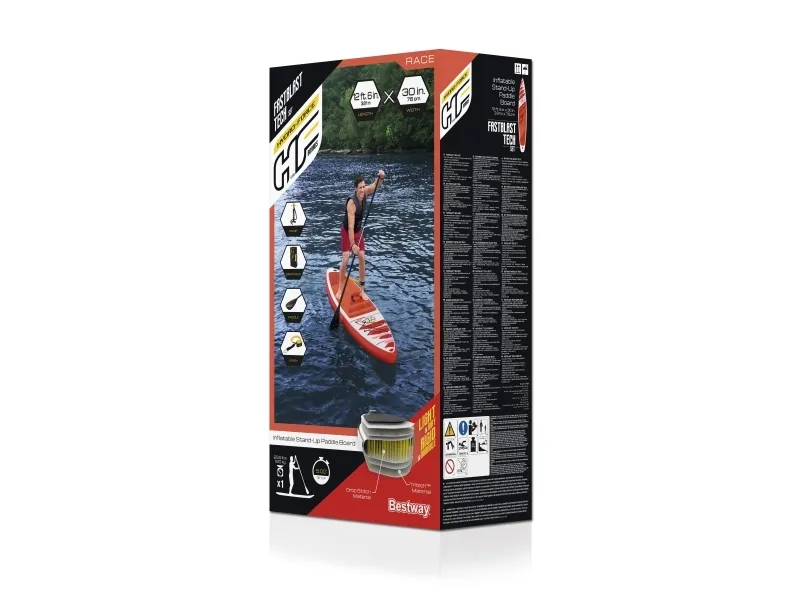Bestway Hydro-Force SUP Paddle Board 3.81m x 76cm x 15cm Fastblast Tech Sæt