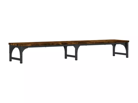 Support de moniteur chêne fumé 105x23x15,5 cm bois d'ingénierie