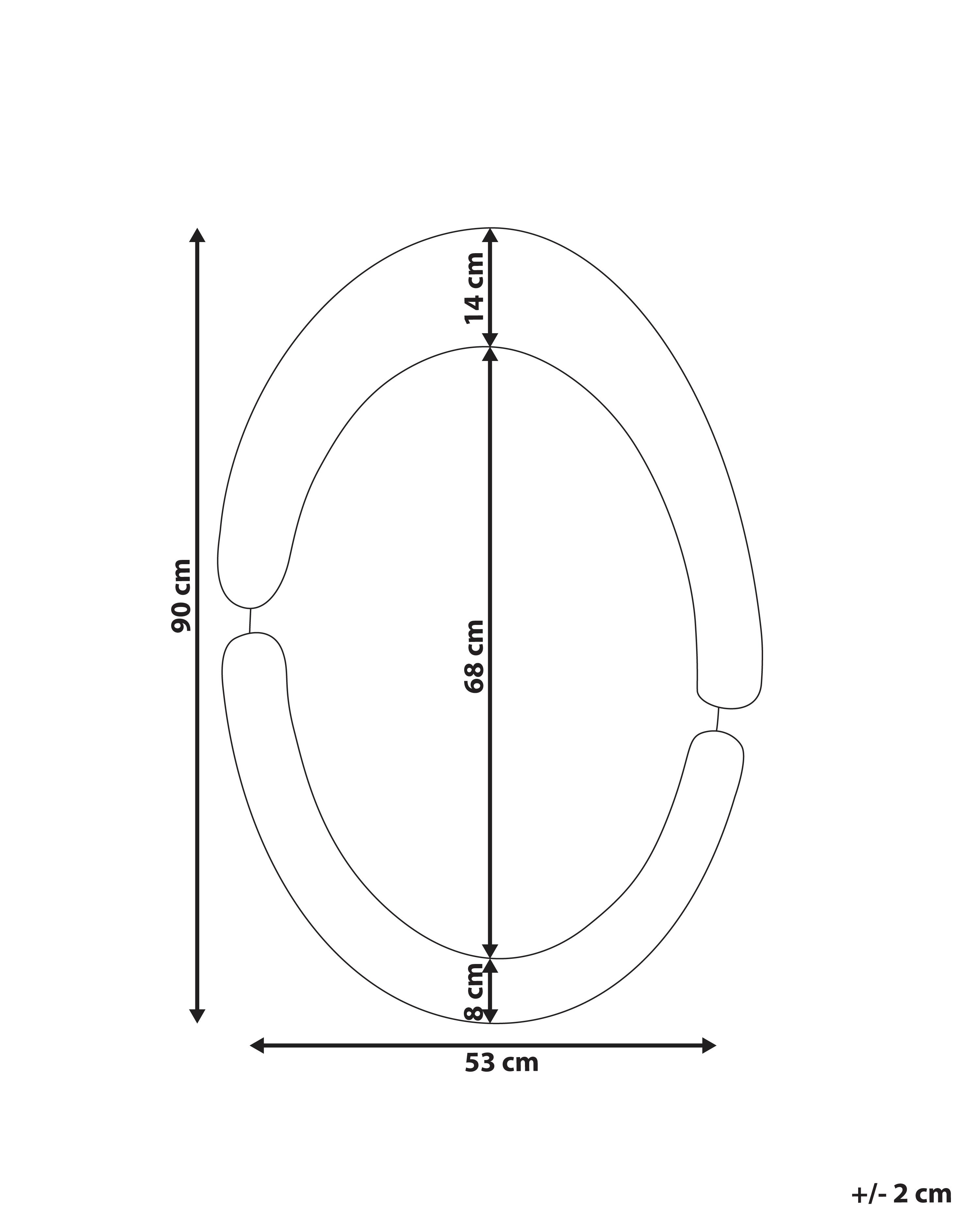 Wandspiegel MASSAY 53 cm 90 cm Fluweel Wit