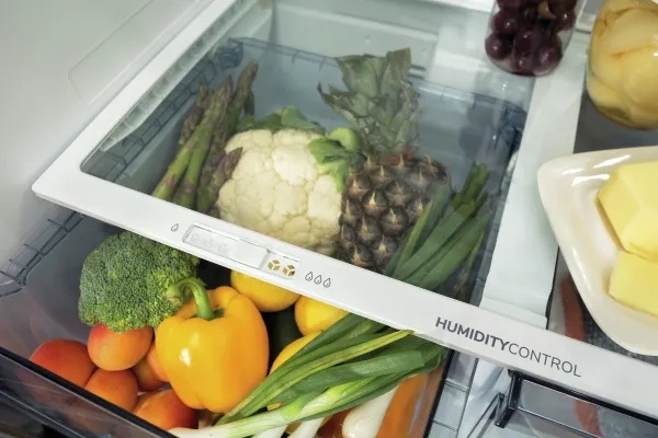 Gorenje NRM8182MX - Køleskab/fryser - side-by-side - bredde: 79.4 cm - dybde: 64.3 cm - højde: 181.6 cm - 427 liter - Klasse E - rustfrit stål
