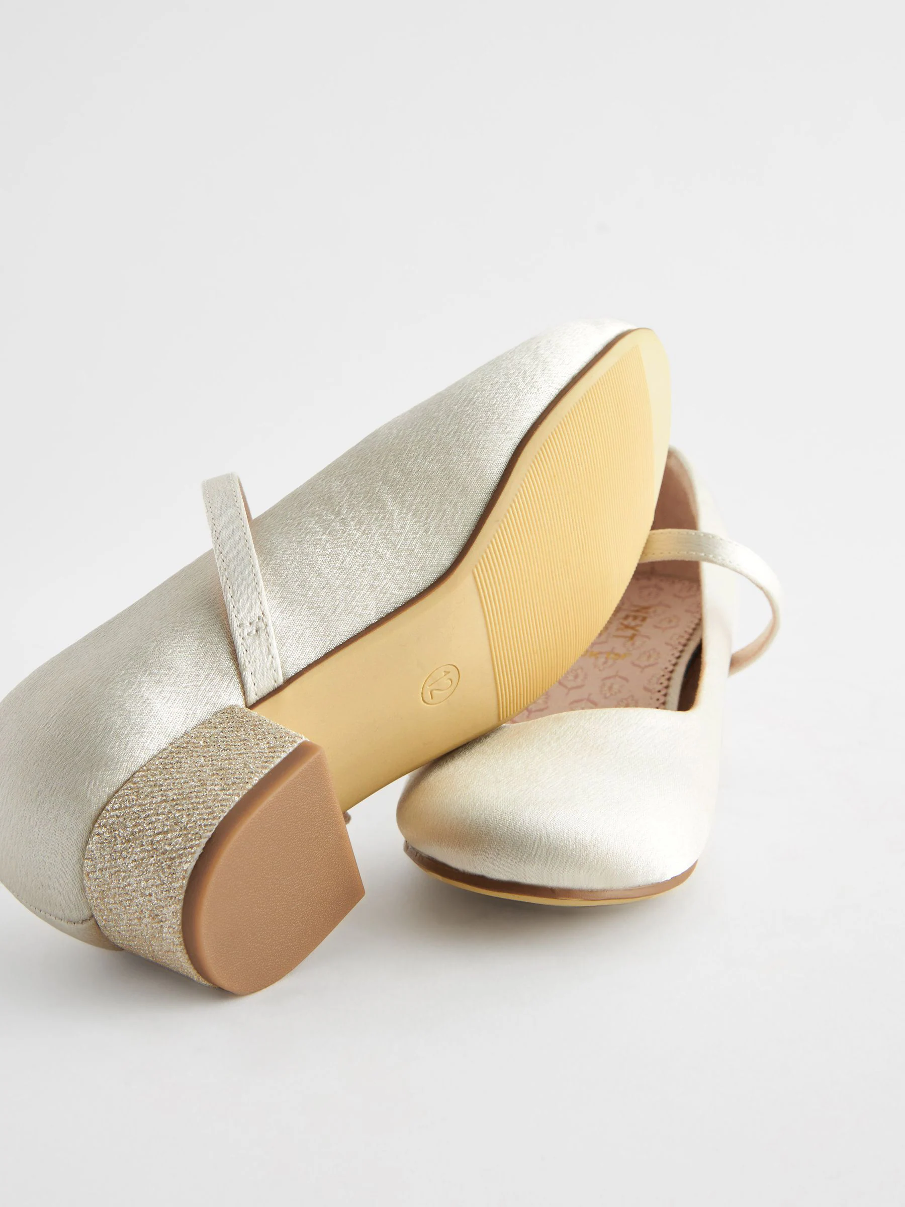 Ivoor - Mary Jane bloemenmeisjes hakschoenen