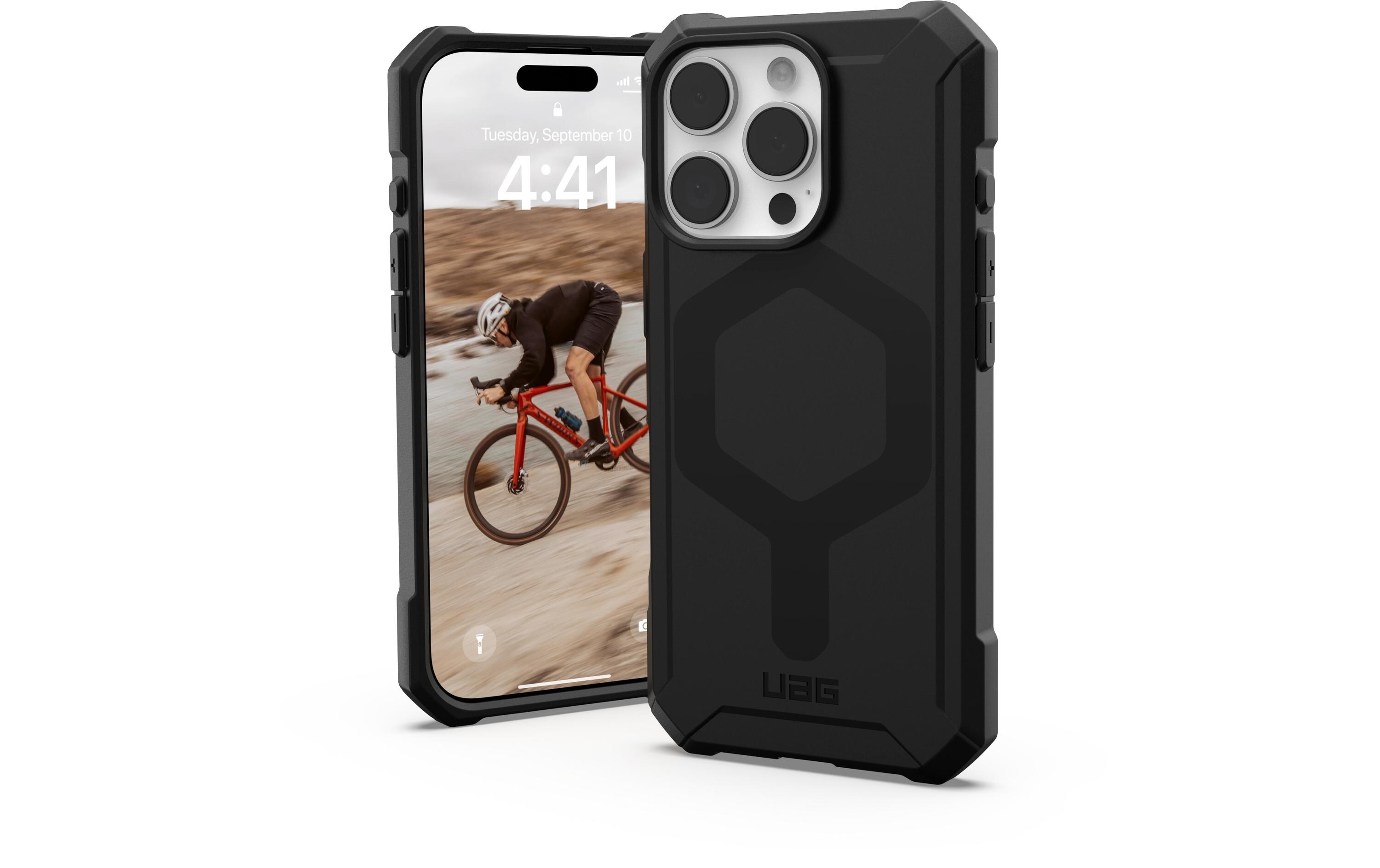 Back Cover Essential Armor iPhone 16 Pro BlackSchutzhülle für das Apple iPhone 16 Pro
