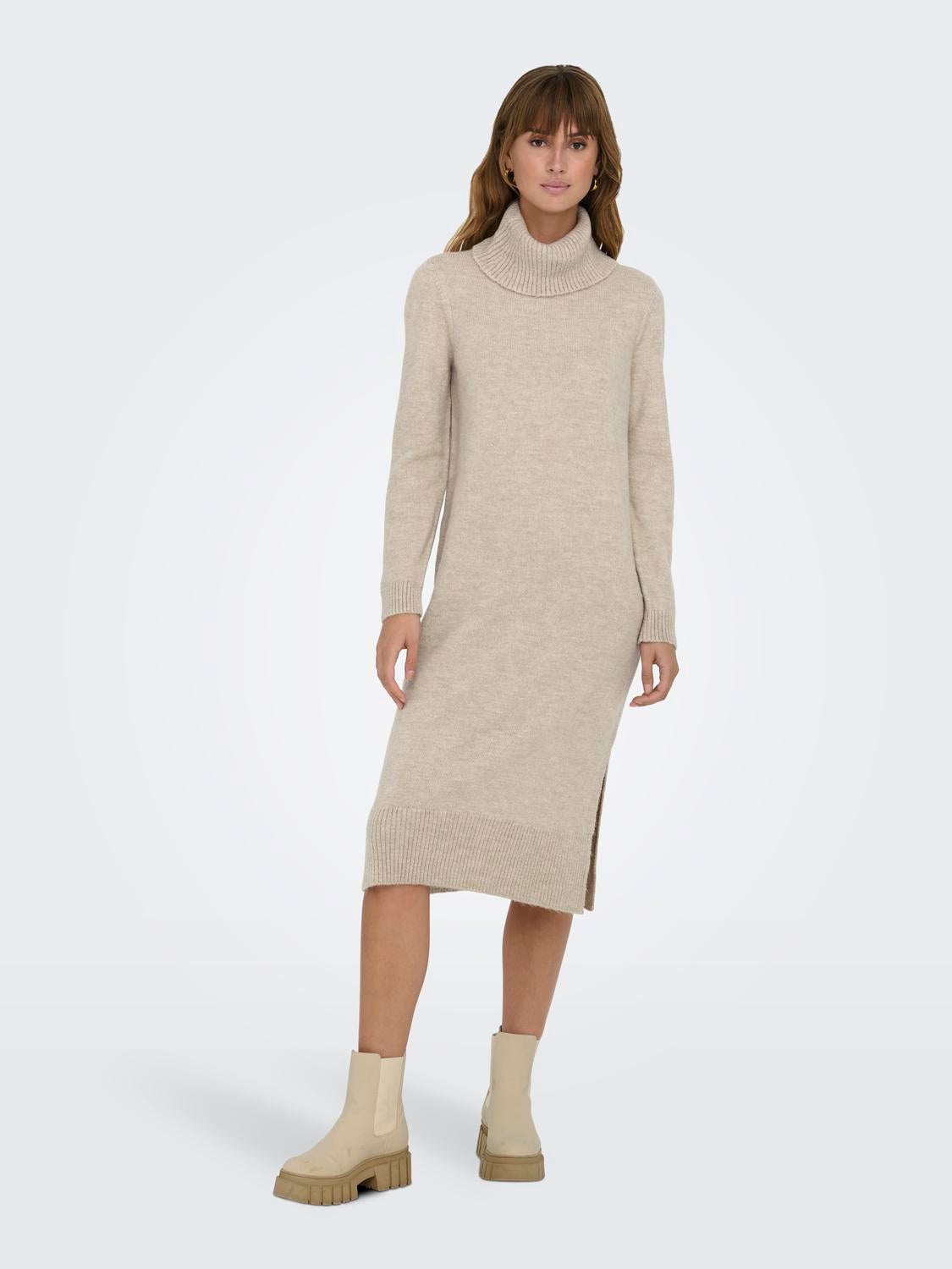 ONLBRANDIE Langes Kleid Pumice Stone