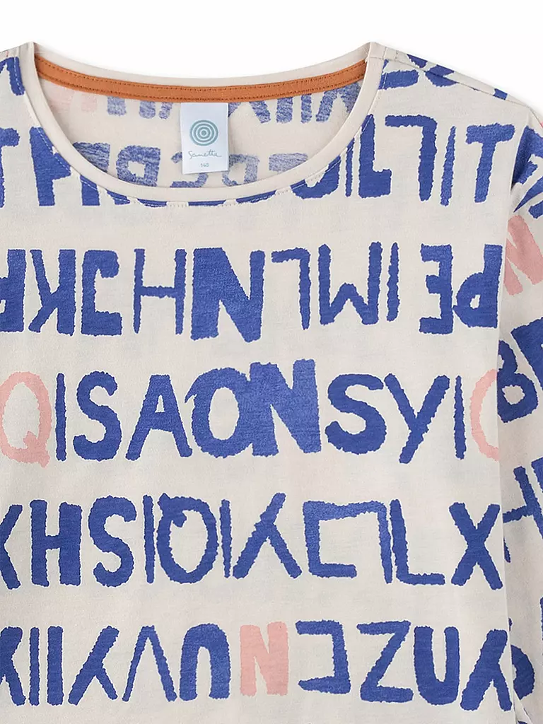 SANETTA Mädchen Pyjama creme