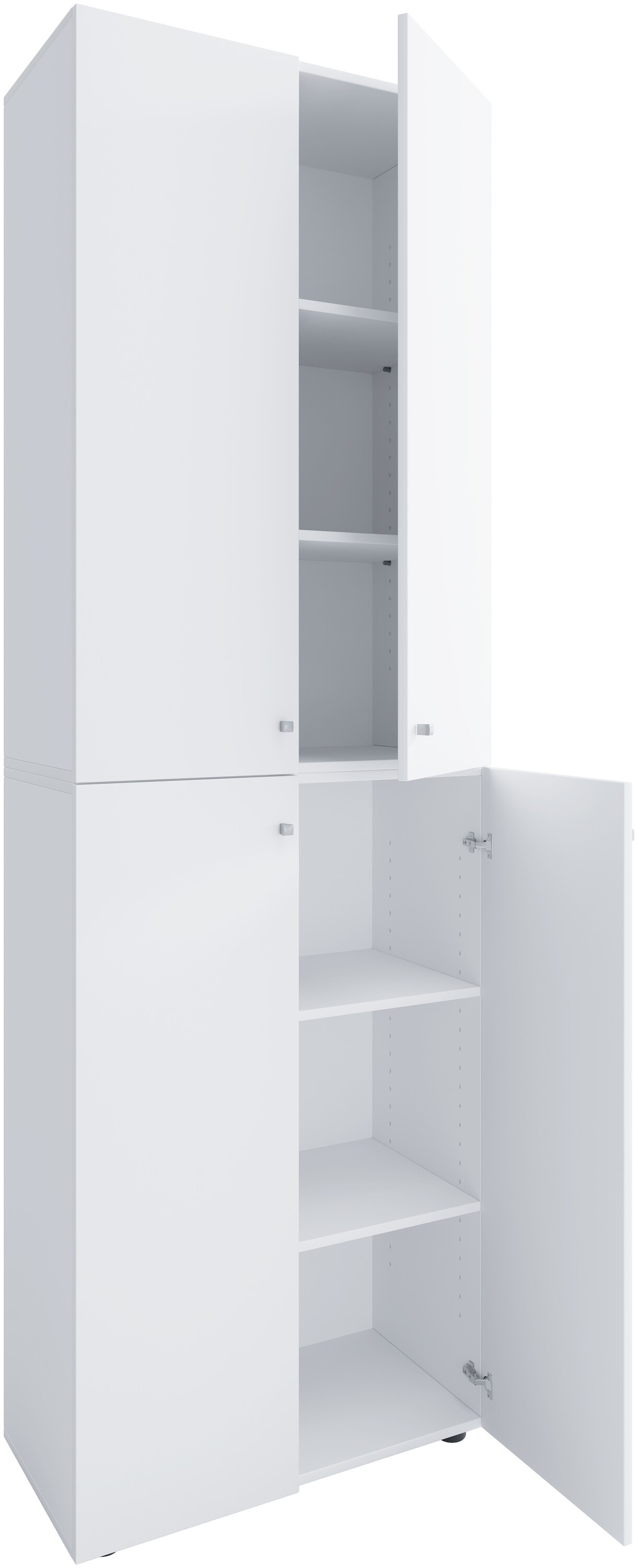 VCM XL Holz Großer Schuhschrank Schuhregal Groß Stiefel Dielenmöbel Lona 6 Fächer Drehtüren
