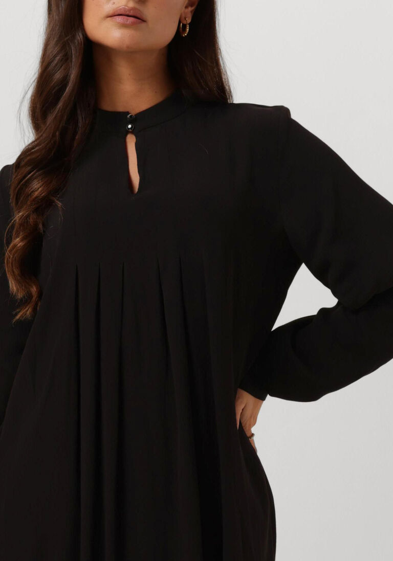 BRUUNS BAZAAR zwarte bruuns bazaar mini jurk lilli arie dress