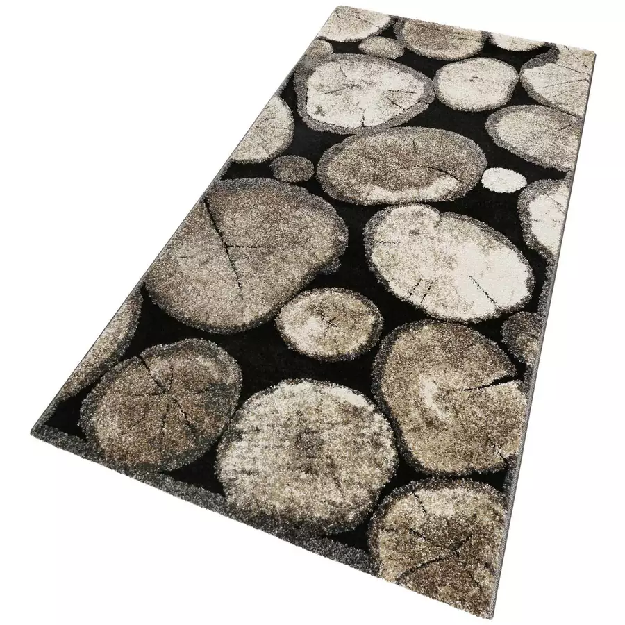 Wecon home Kurzflorteppich Logs beige