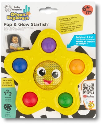 Baby Einstein Pop & Glow Starfish Aktivitetsleke
