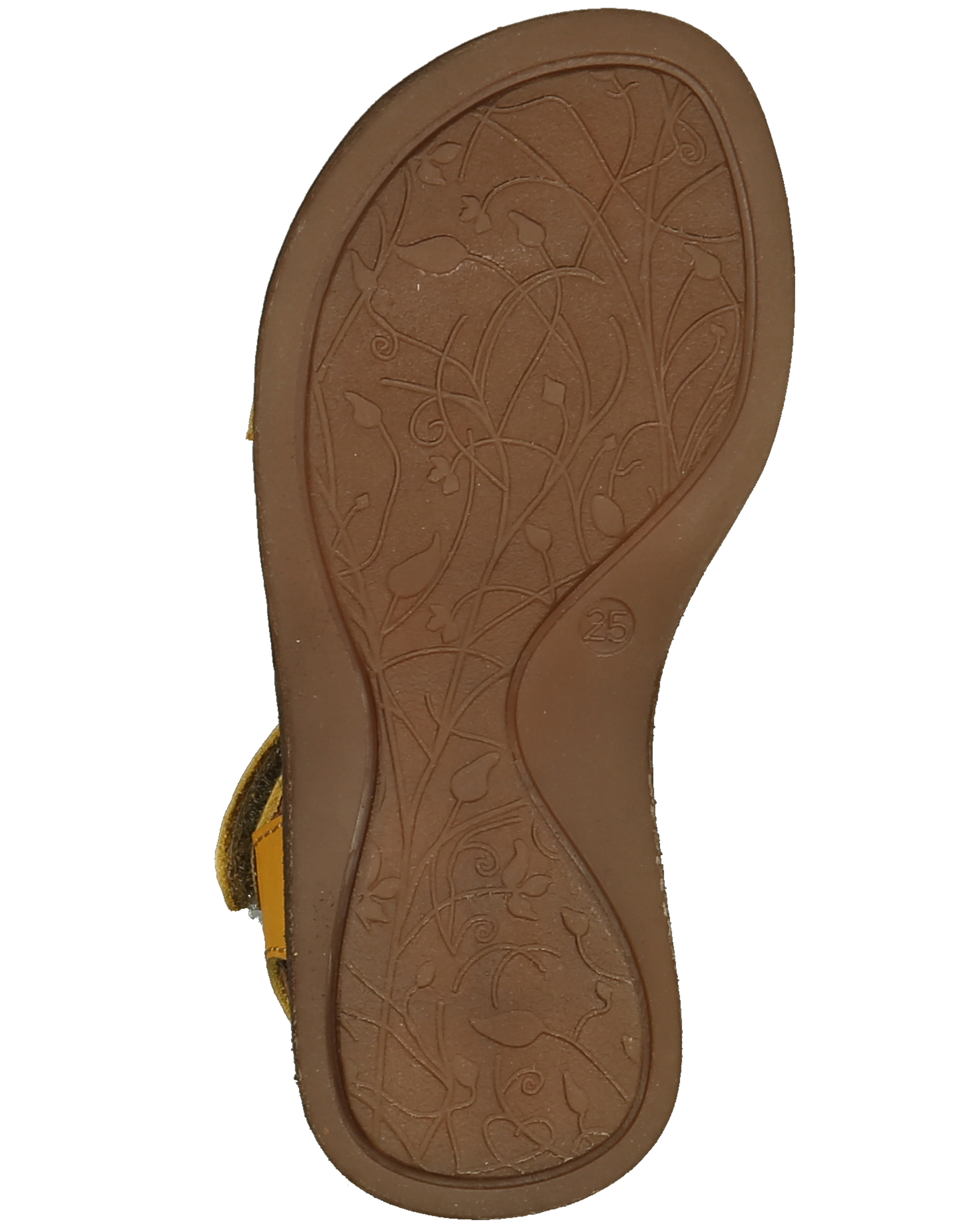 Sandale LORE LEAVES in dark yellow