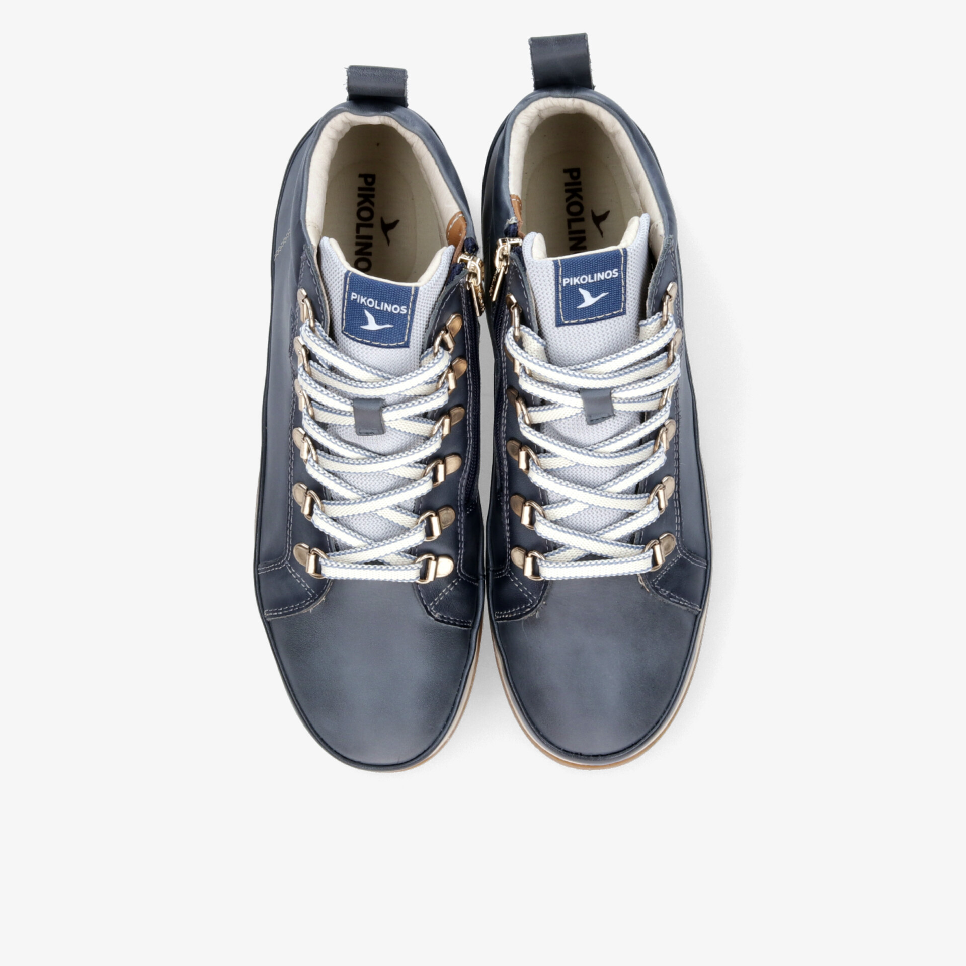 PIKOLINOS Damen Schnürstiefeletten blau