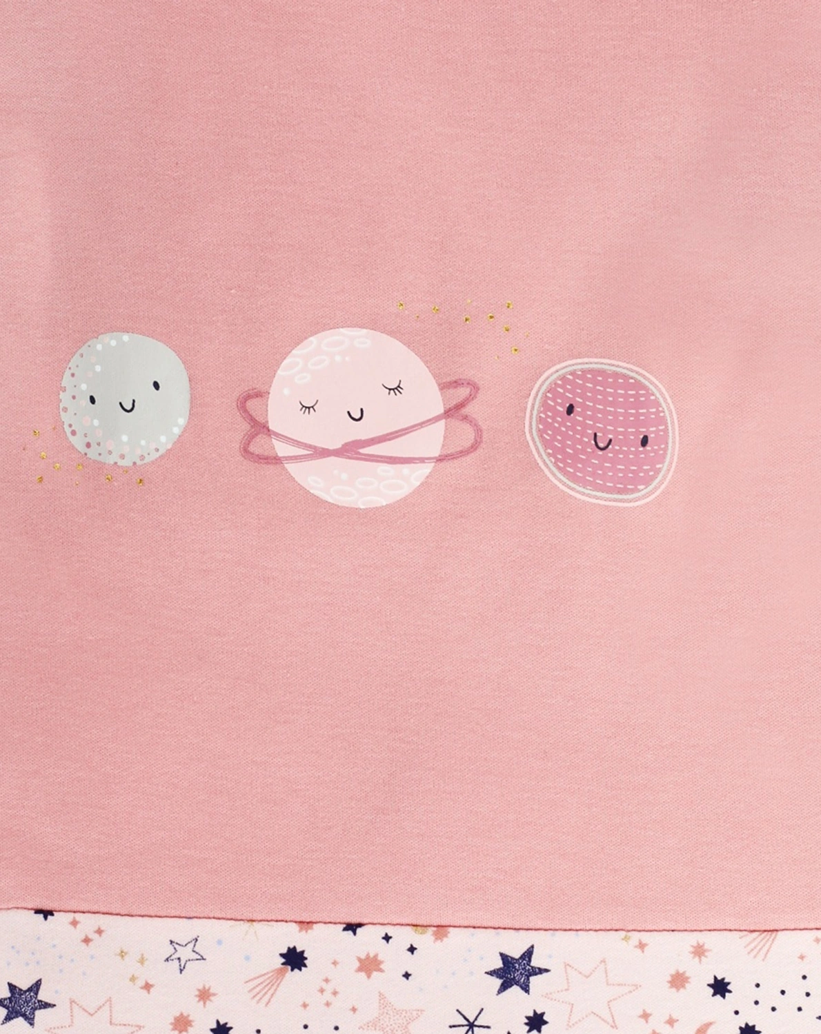 Schlafsack UNIVERSE wattiert in rosa