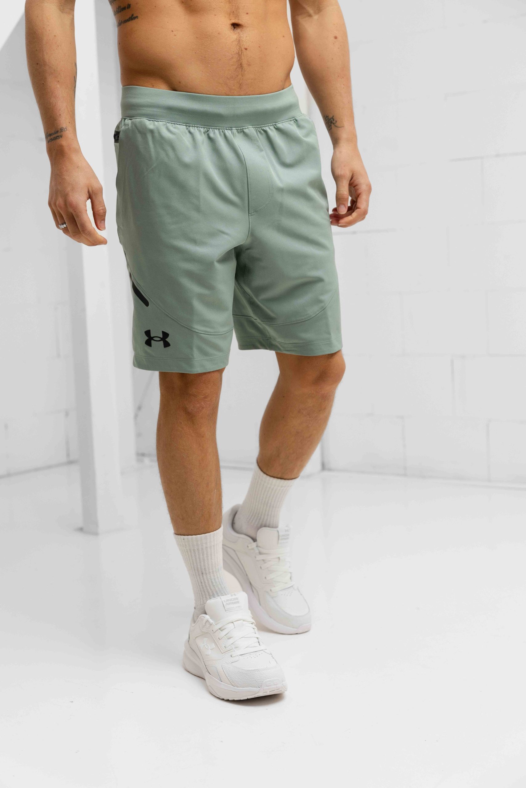 Under Armour Unisex Performance Hoge Sokken 3-Pack Wit