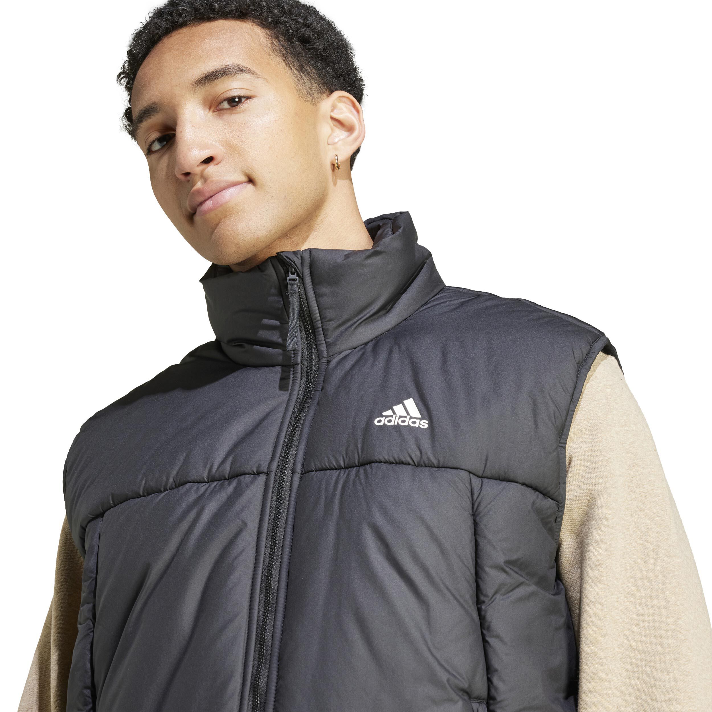 adidas 3 Stripes Puffy Gilet Hommes - Noir