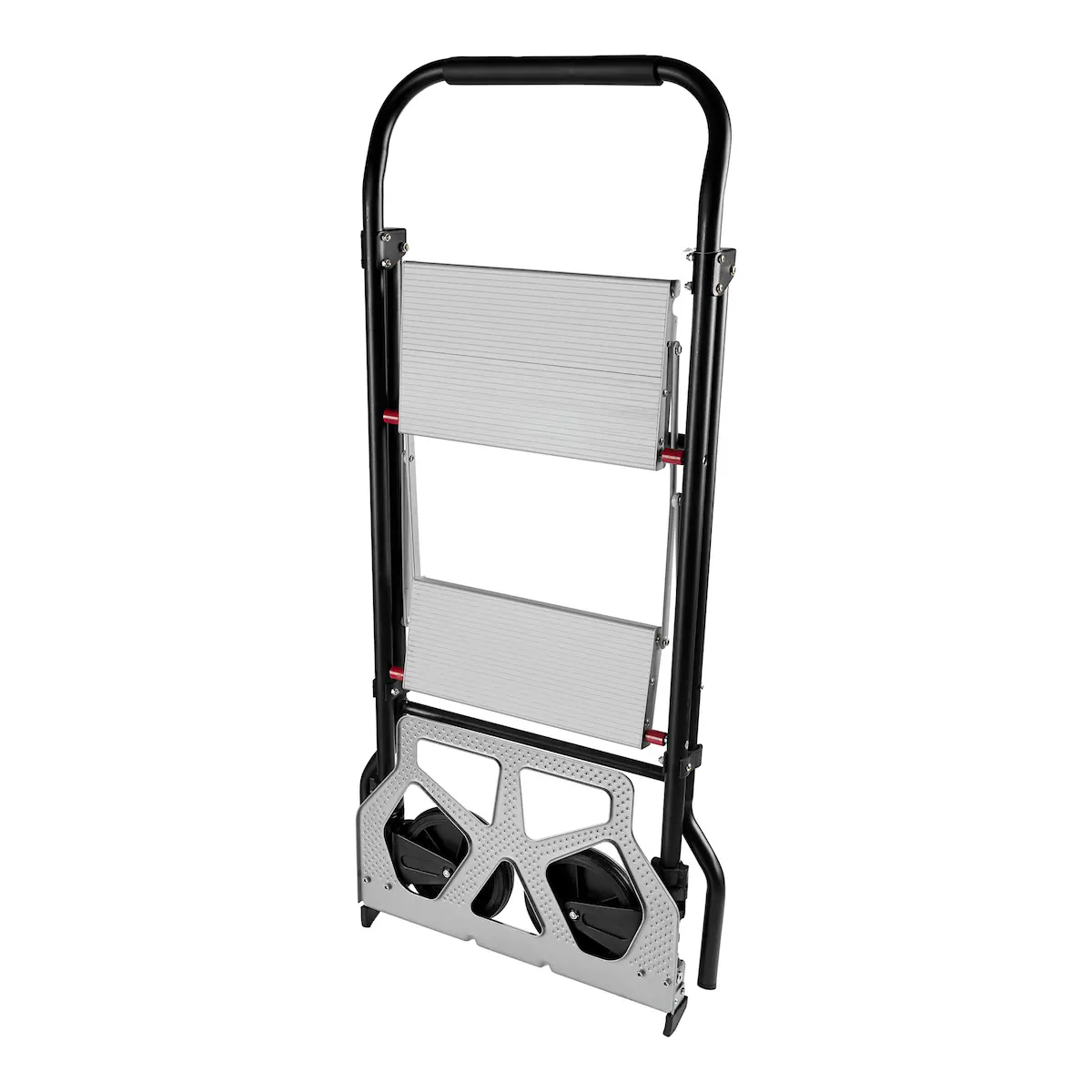 genialo - Trittlasten-Trolley, Trittleiter 2 Stufen 