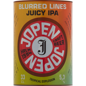 Jopen - Blurred Lines Juicy IPA - Fles - 330ML