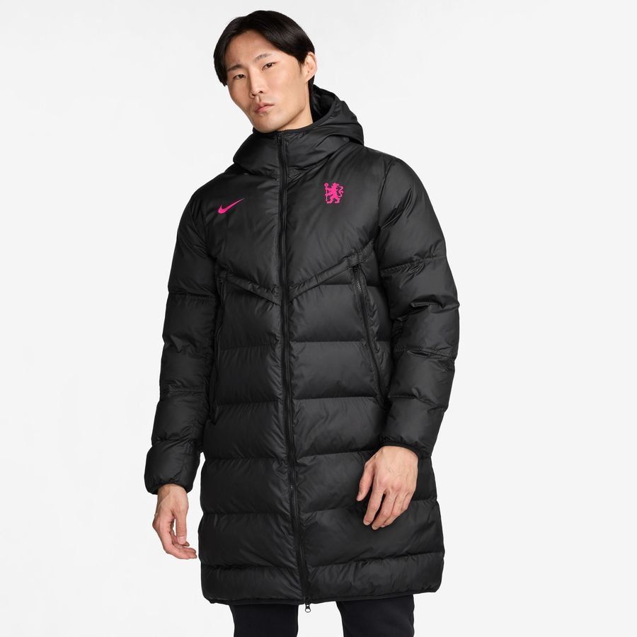 Chelsea Manteau d'Hiver Storm-FIT Coupe-Vent Primaloft Strike - Noir/Rose