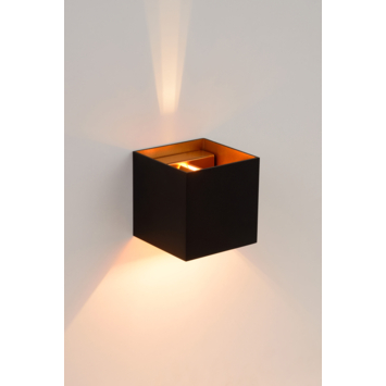 Lucide XIO wandlamp LED dimb. G9 2700K Zwart