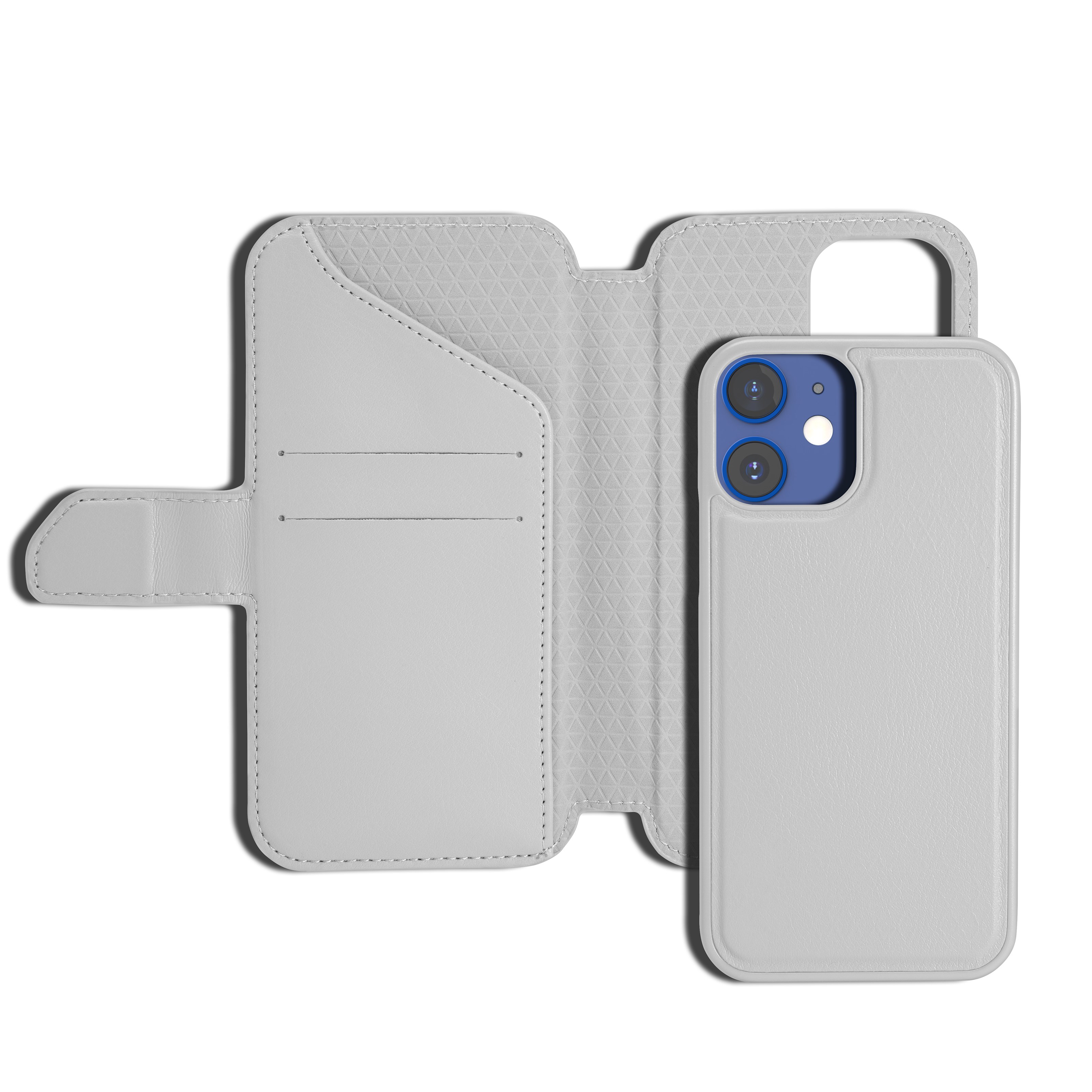 Nomadelic Wallet Case Solo 502 til iPhone 12 mini Grå