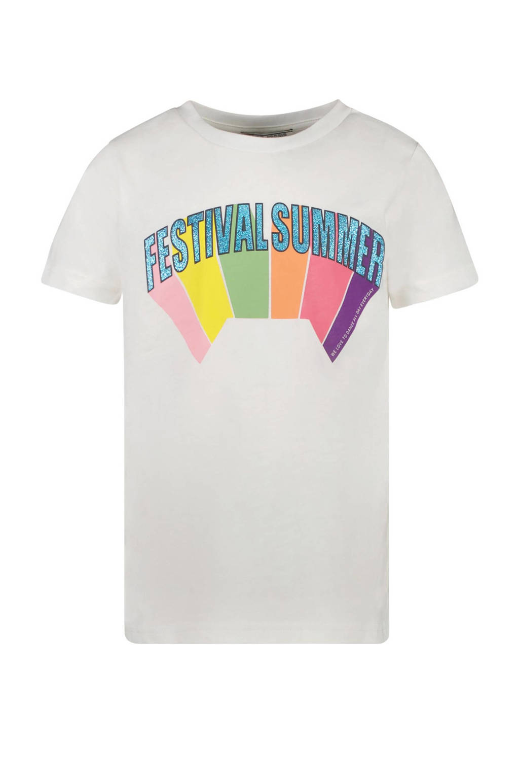 Cars T-shirt LIAN met printopdruk wit