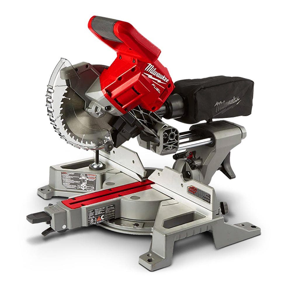 Serra de esquadria deslizante de dupla inclinação MILWAUKEE M18 Fuel de 184 mm, modelo M18FMS184-0