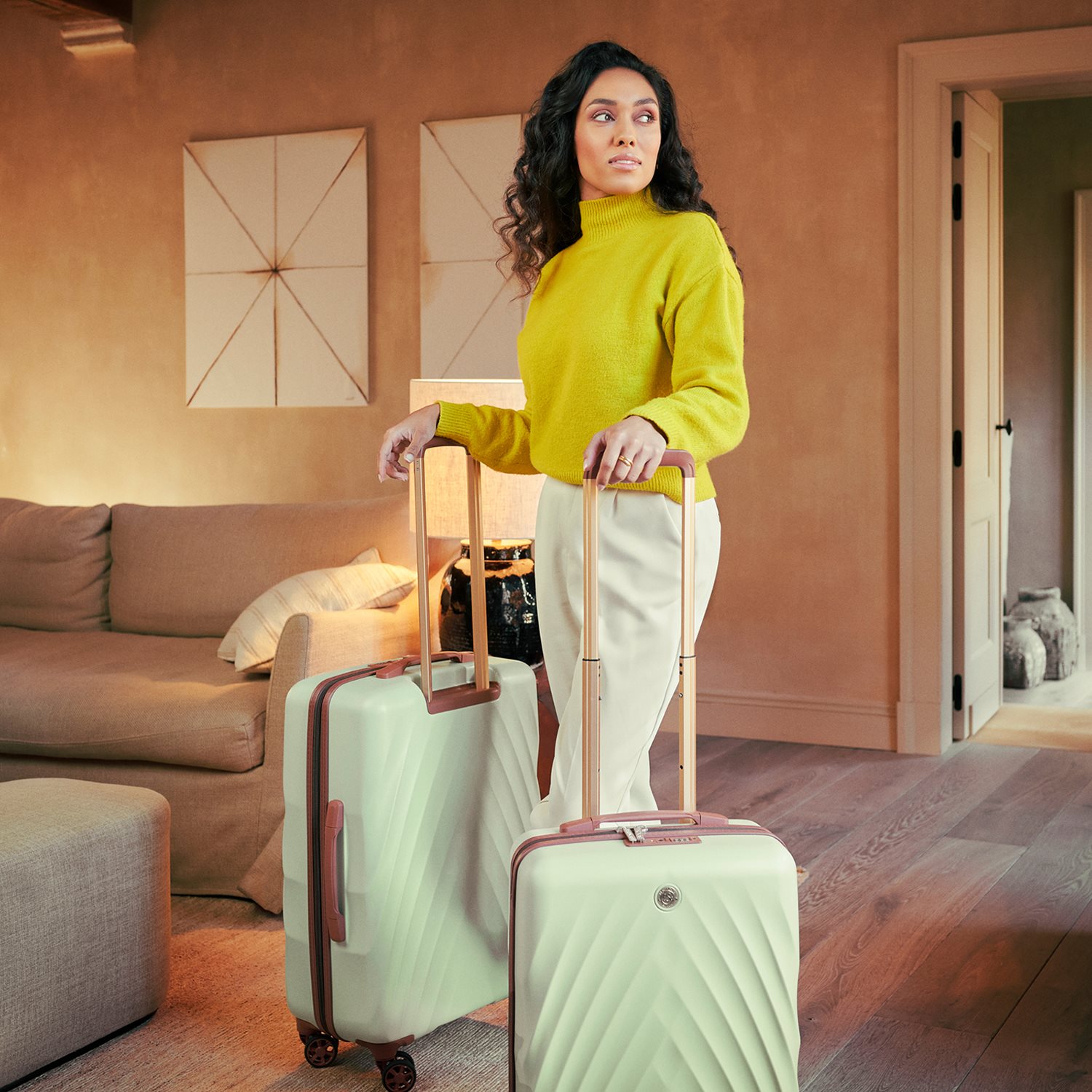 Le Sudcase Model One Medium Trolley marshmallow white