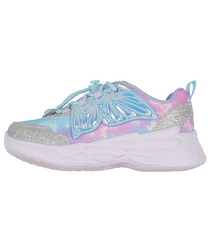 Skechers Sko m. Lys - Dream Racer Wing Brites - Sølver Lavender