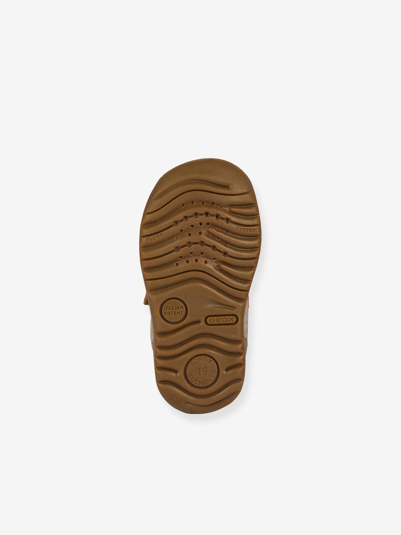 Tênis de cano alto Geox® B Macchia para meninas, cinza iridescente