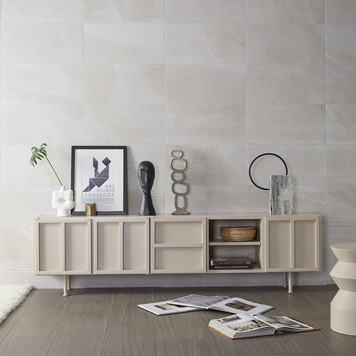 TV-dressoir Calgary Zand 54x200x33.5cm