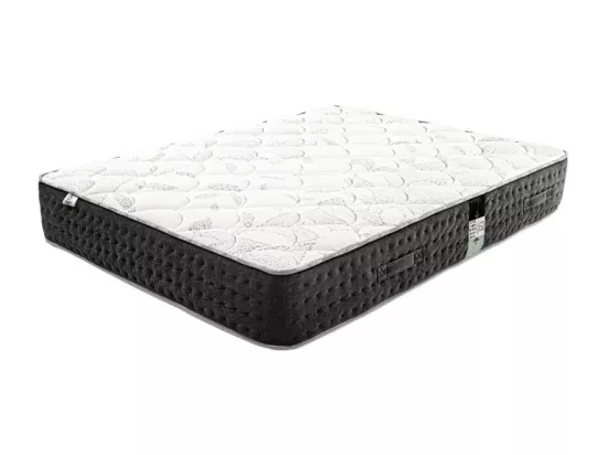 Matelas Sérénité (27 cm), ressorts ensachés, mousse haute densité, soutien très ferme, indépendance de couchage, double face, 160x200cm