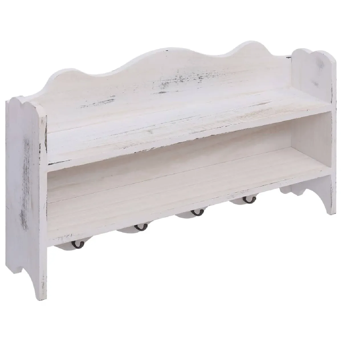 Decoshop26 Porte-manteau mural bois