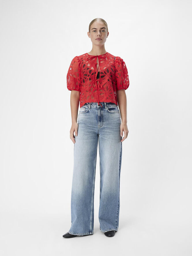 Object OBJROSE 3/4 RE TOP E AU 24 Flame scarlet