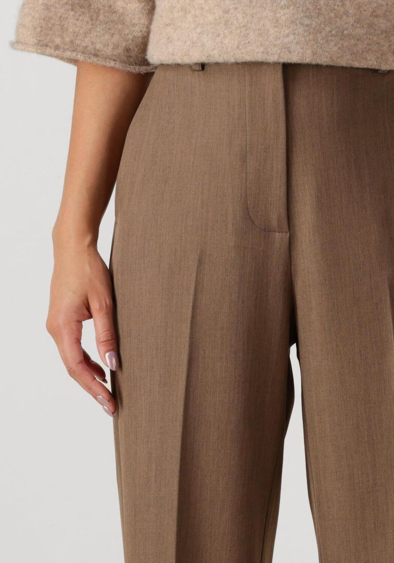 bruine second female wijde broek neel classic trousers